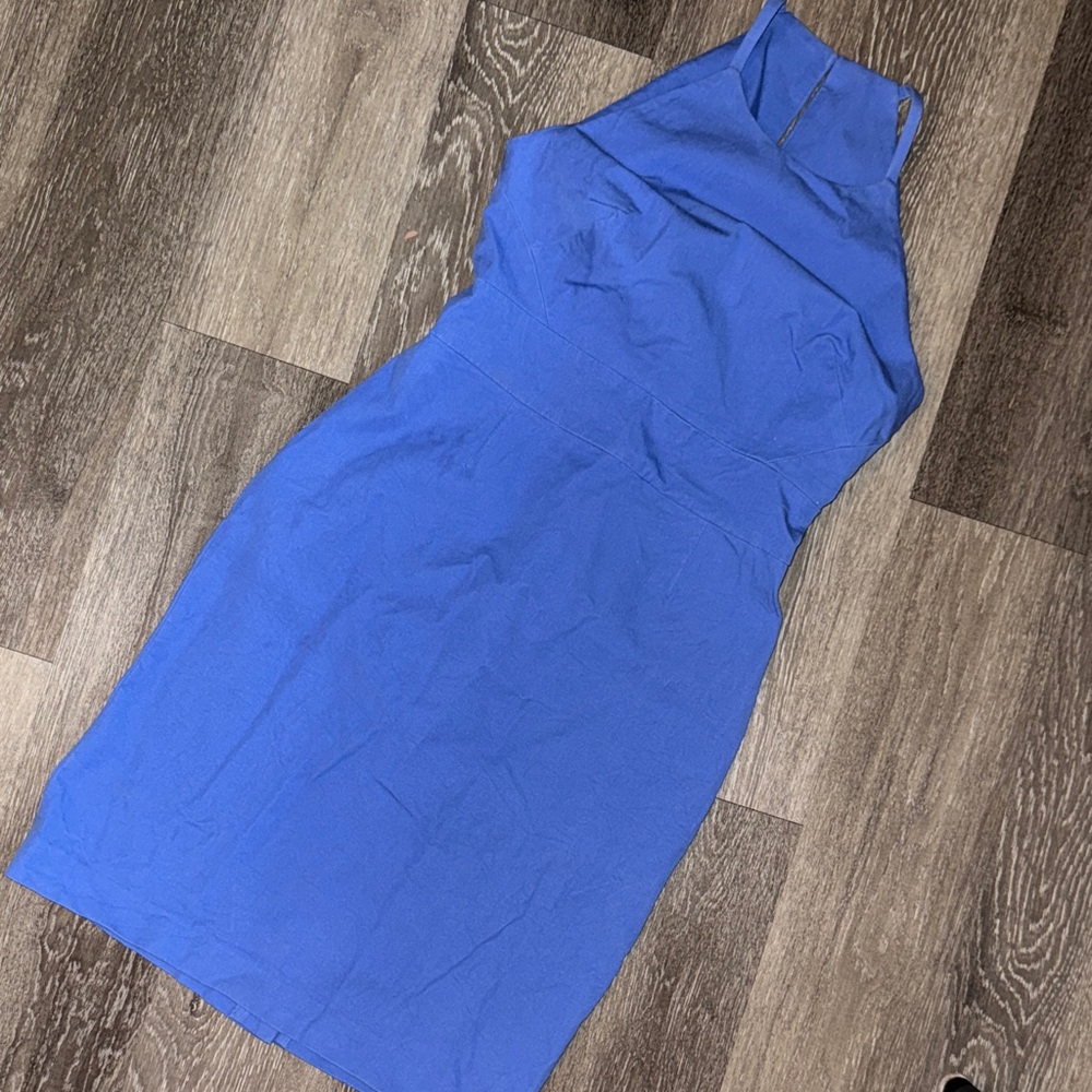 Banana Republic Royal Blue Backless Dress